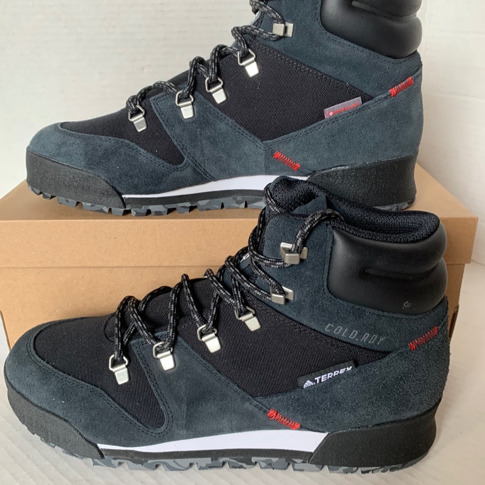 Adidas Terrex Snowpitch Hiking Boots Men 9 FV7957 - Picture 2 of 7